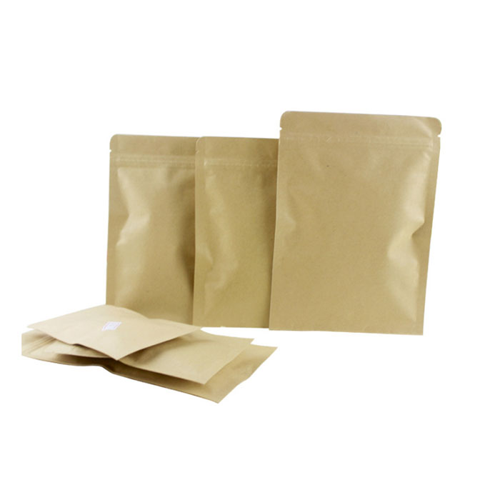 Kraft Paper Three Side Bag